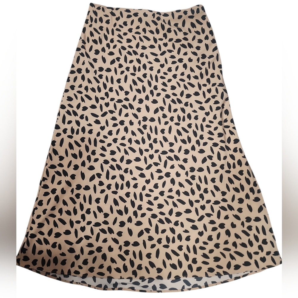Vici Collection Emiliana Printed Midi Skirt, Ligh Weight. L - Picture 8 of 15